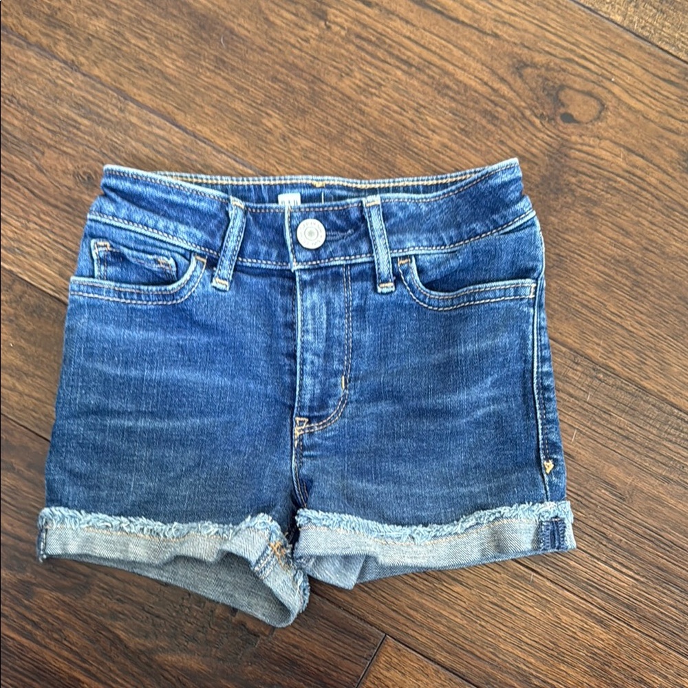 Kids GAP Blue Denim Shorts with Rolled Hems